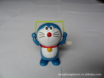 低價處理 寶寶益智玩具發(fā)條玩具 會跳繩叮當貓玩具